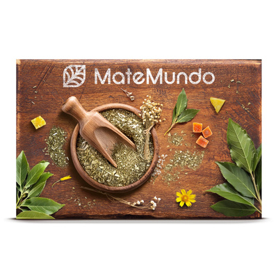 Fridge magnet with MateMundo logo