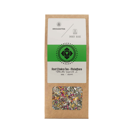 Set for Root Chakra (Muladhara): chakra tea + magic gemstone