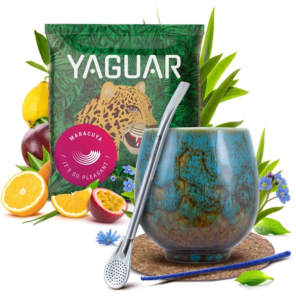 Yerba Mate set 50g Calabash + Bombilla