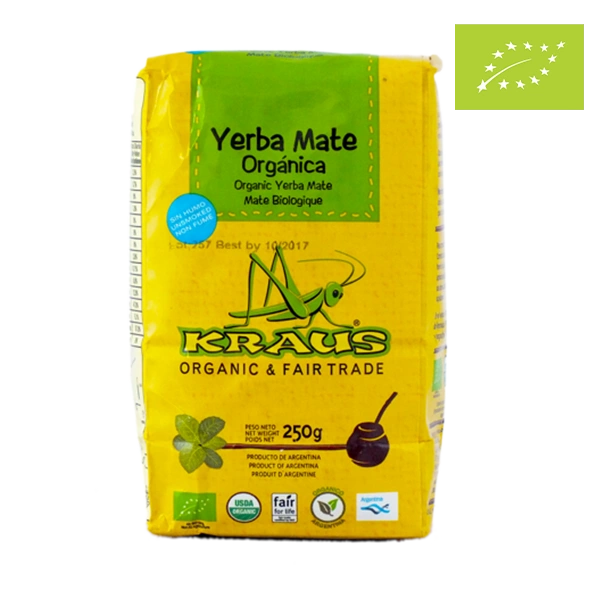 Organic Yerba Mate with Stick Kalena, 500 g / 17.63 oz – Click & Foods UK