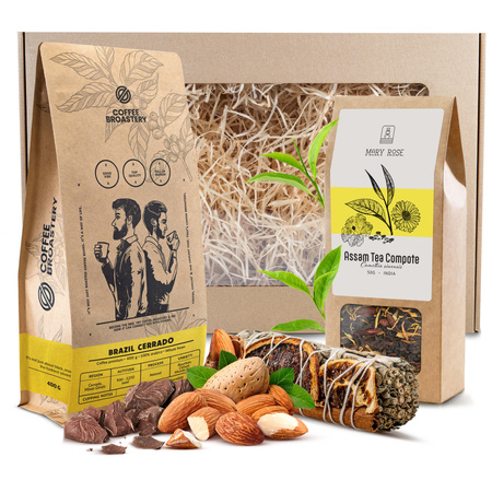 Gift Set Coffee Broastery + Tea + White Sage Incense