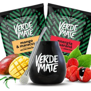 Yerba Mate Green Guarana BIG Tykva Bombilla Set