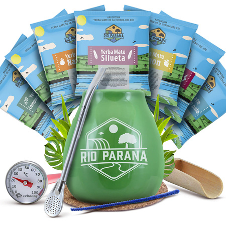 Yerba Mate Rio Parana starter set accessories