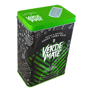 Yerbera – Tin can + Verde Mate Fuerte 0.5kg 