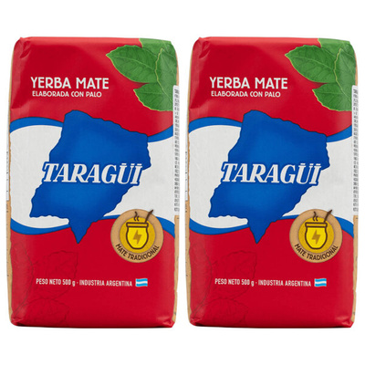 Yerba Mate Taragui Elaborada Tradicional 1kg 2x0,5