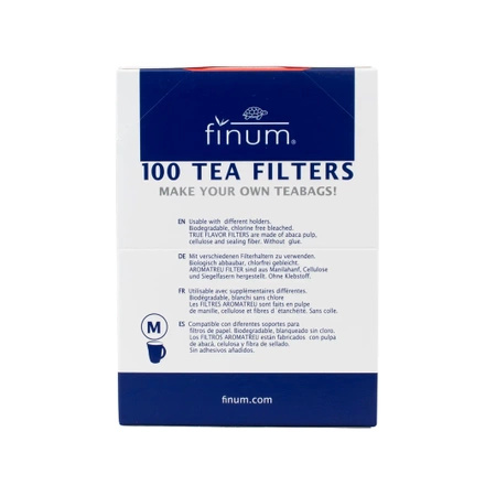 Paper tea filters – size M (100 pieces)