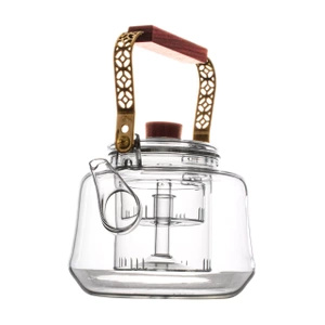 Glass teapot with brewer Ornamento 1000ml