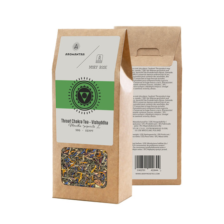 Aromantra x Mary Rose – Throat Chakra Tea – Vishuddha (herbal tea) 50g