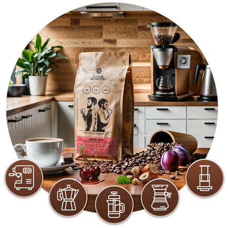 Set of Coffee Broastery Costa Rica San Rafael + Nicaragua Colibrí Azul + Brazil Mogiana 3x1kg (3kg)