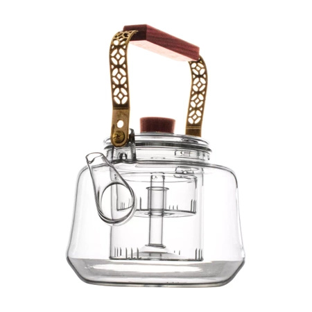 Glass teapot with brewer Ornamento 1000ml