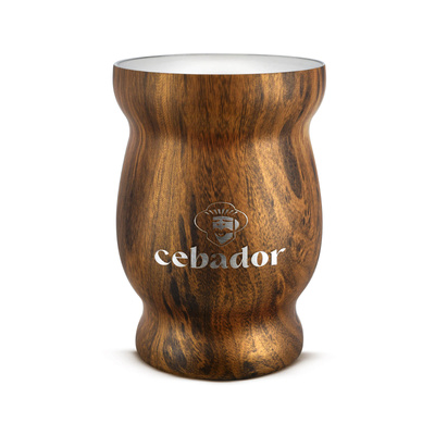 TermoMate Cebador – thermal cup for yerba mate – 190 ml (wood colour)