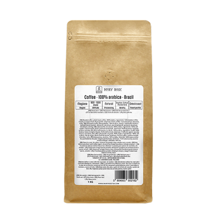 Mary Rose - whole bean coffee Brazil Mogiana premium 1kg