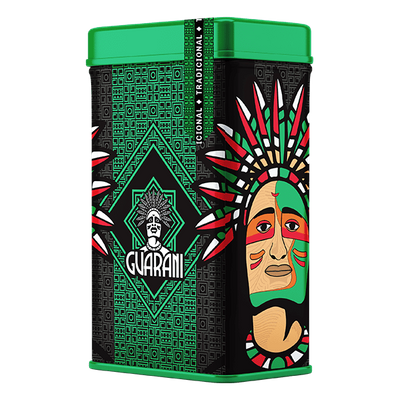 Yerbera – Tin can + Guarani Elaborada Tradicional 0.5kg 