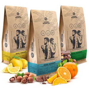 Set of Coffee Broastery Brazil Mogiana + Brazil Guaxupe + Brazil Cerrado 3x1kg (3kg)