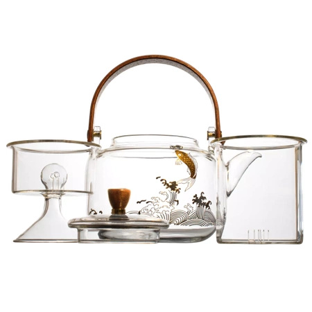 Glass teapot with brewer Pescado 500ml