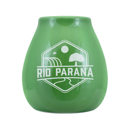 Yerba Mate Rio Parana Set FOR TWO Calabash Bombilla 1000g