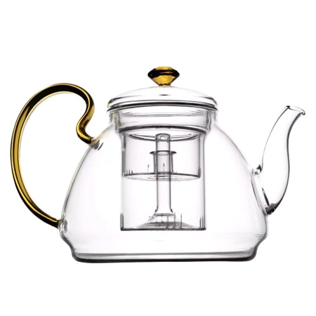 Glass teapot with brewer Diamante 1200ml