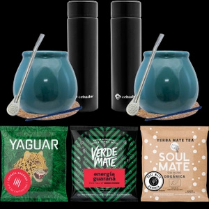 Yerba Mate Set for Two Energia Calabash