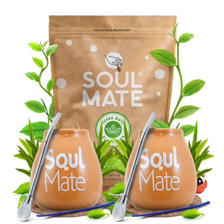 Yerba Mate Set Soul Mate Organica 500g