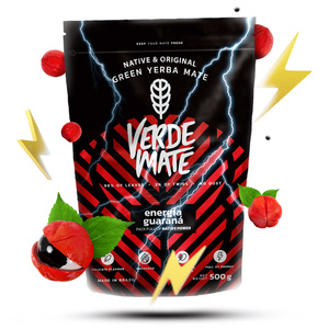 Yerba Mate Set Verde Mate Energia Guarana 500g TermoMate + Bombilla