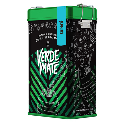 Yerbera – Tin can + Verde Mate Green Tereré 0.5kg