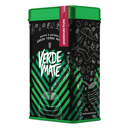 Yerbera – Tin Can + Verde Mate Green Passionate Fruits 0.5kg	