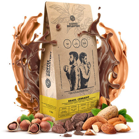 Coffee Broastery - Whole Bean Coffee Brazil Cerrado Premium 1kg