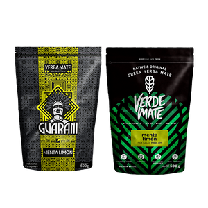 Guarani Menta Limon 500g + Verde Mate Green Menta Limon 500g