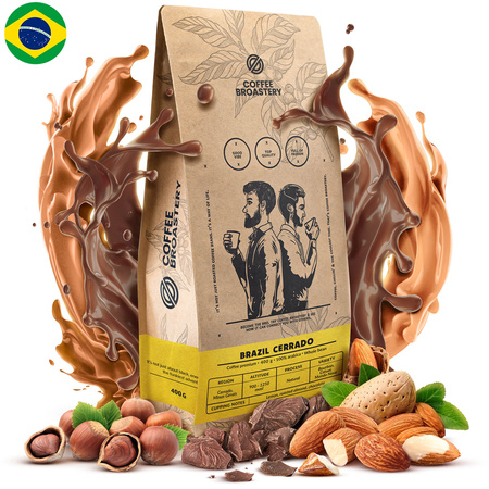 Coffee Broastery - Whole Bean Coffee Brazil Cerrado Premium 400g