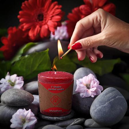 Scented candle – Root Chakra