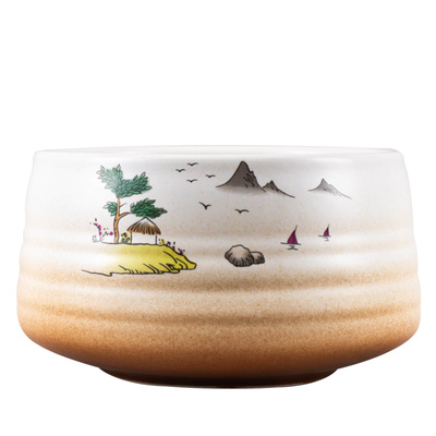 Matchawan - Ceramic Matcha Bowl - Sangaku