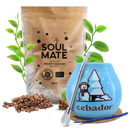 Yerba Mate Winter Starter Set Soul Mate Frosty 500g