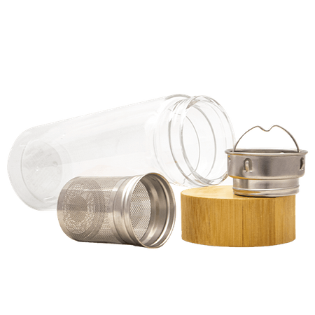 Mate to Go – glass thermos with infuser – 300 ml