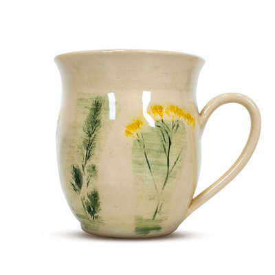 Ceramic Cup Flora Yellow 350ml – Crater series