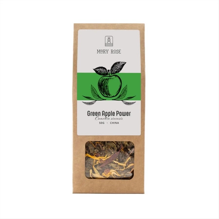 Mary Rose - Green Apple Power Green Tea - 50 g