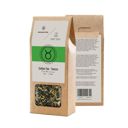 Set for Taurus: zodiac tea + magic gemstone