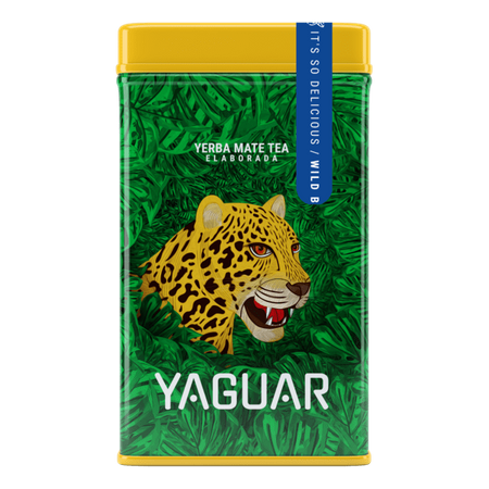 Yerbera – Tin can + Yaguar Wild Berries 0.5kg