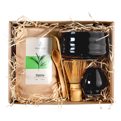 Matcha tea brewing gift set