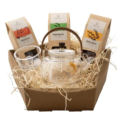 Gift basket premium tea set