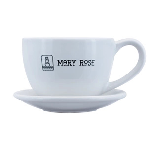 Teacup with Mary Rose logo (white) 200ml