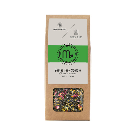 Aromantra x Mary Rose – Zodiac Tea – Scorpio (black tea) 50g