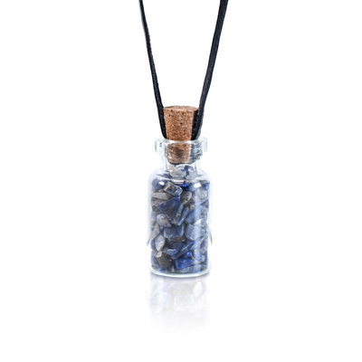 Bottle with stones – Lapis Lazuli