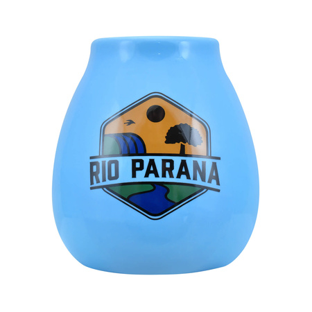 Yerba Mate Rio Parana Set FOR TWO Calabash Bombilla 1000g