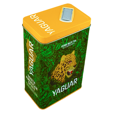 Yerbera – Tin can + Yaguar Energia 0.5 kg