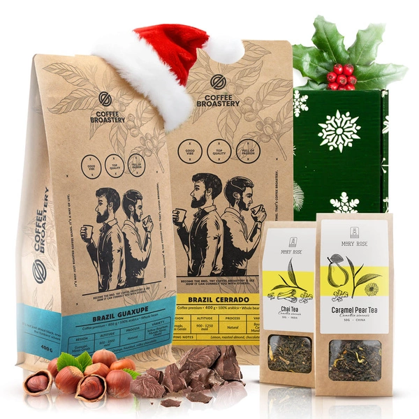 Gift set with Coffee Broastery coffee and Mary Rose tea