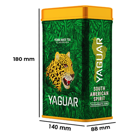 Yerbera – Tin can + Yaguar Energia 0.5 kg