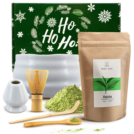 Matcha tea brewing gift set