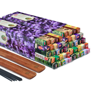 2x HEM Incense Sticks mix + 2x Wooden Stand