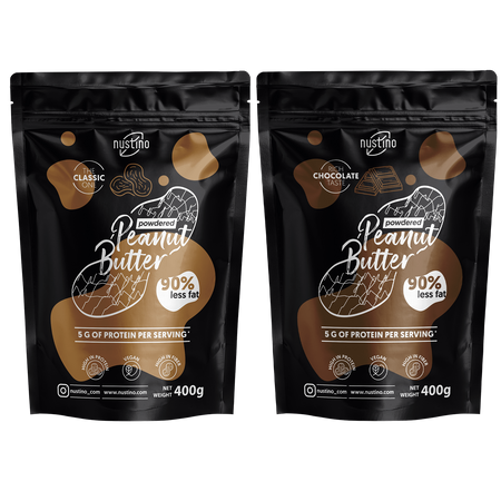 Nustino - Powdered Peanut Butter 2x400g