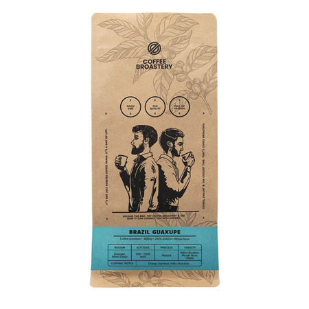 Coffee Broastery - Whole Bean Coffee Brazil Guaxupe Premium 400g